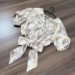 ANAP アナップ トップス ブラウス へそ出し リボン