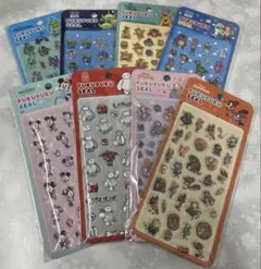 ぷくぷくシール　ディズニー８枚セット