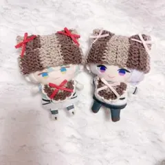 ②にじぱぺ ぬい服 猫耳ニット&スタイ