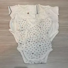 familiar ファミリア ベビー用 ロンパース型肌着 3枚セット 60