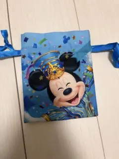 ディズニーリゾート35周年　巾着袋　ミッキー