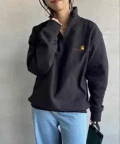 Carhartt ハーフジップスウェット