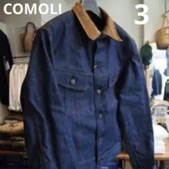 【極美品】24SS COMOLI デニムジャケット　2 ネイビー COMOLI ネイビーデニムジャケット , Navy – Navyblue