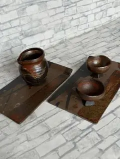 備前焼　徳利　お猪口　セット