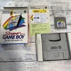 スーパーゲームボーイ　スーパーファミコン専用　　　ソフト付き