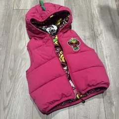 ヒステリックミニ リトルフォー ベスト ピンク 80センチ ミニラ