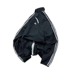 00s adidas ナイロンジャケット 黒 archive y2k tech