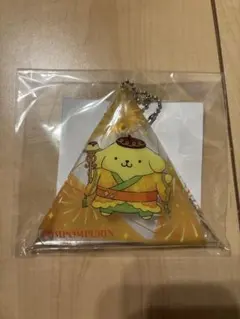 サンリオキャラクターズ　ハッピーくじ　hanabi クリアポーチ賞ポムポムプリン