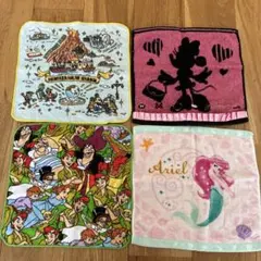 ディズニー　ハンカチ４枚