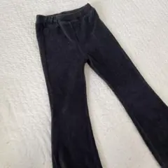 ブラックフレアパンツ 110cm