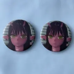 銀河特急ミルキーサブウェイ アカネ マットトレーディング缶バッジ 劇場版 グッズ