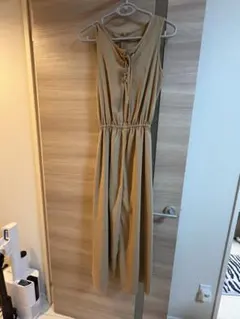 EGOIST ノースリーブロングワンピース ベージュ