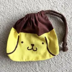 【当時品】Sanrio ポムポムプリン 巾着　ポーチ