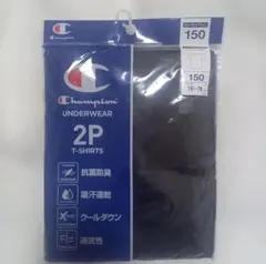 Champion ブラック クルーネックTシャツ 150 2P