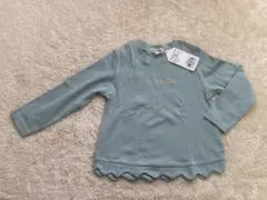 新品未使用　SHOO-LA-RUE ミントグリーン 長袖カットソー 100