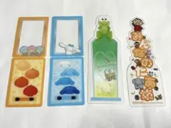 サンリオ　ブックマークコレクション4点　シナモロール　けろっぴ　たあ坊　ゴロピカ