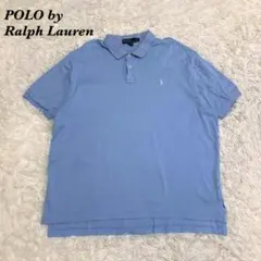 ○T791【US輸入】ポロラルフローレン 半袖 ポロシャツ グレー系 【3XB 