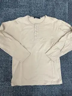 BEAMS ヘンリーネック ロングスリーブ Tシャツ Mサイズ