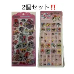 正規品 パワーパフガールズ ブロックシール ドロップジュエリーシール セット