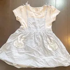 petit main ミッフィー　半袖ワンピース 110cm