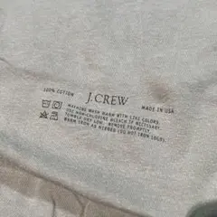 【USA製】90's~ J.CREW 100%コットン Tシャツ ベージュ Mのサムネイル