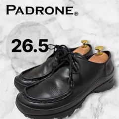 【定価3.7万】PADRONE チロリアンシューズ ビブラムソール 黒 26.5のサムネイル