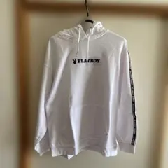 PLAYBOY ホワイト パーカー