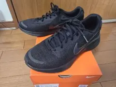 NIKE【26.0】レボリューション7 オールブラック メンズ ランニング