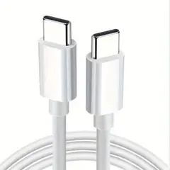 USB Type-C 急速充電ケーブル 2m 60W PD対応 (ホワイト)