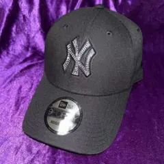 ニューエラ ラインストーン ヤンキース ブラック キャップ NEWERA NY