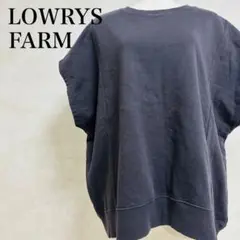 ローリーズファーム　裏毛スウェットフレンチスリーブプルオーバー