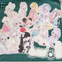 unichoco✕rioコラボ様カット済コラージュシート＆ダイカットレースセット