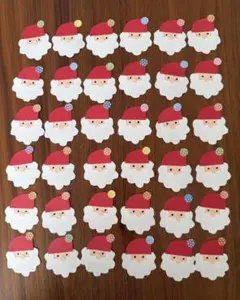 アルバム　「　サンタ　」　ペーパークラフト　クリスマス　壁面　クラフトペーパー