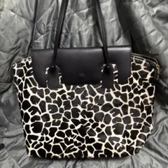 ロンシャン Longchamp トートバッグ レオパード 豹柄 ナイロン 大容量