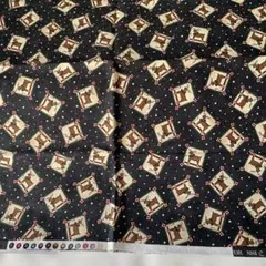 生地　クリスマス　デビーマム　トナカイ　USAコットン