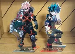 アクリルMEGAフィギュア 爆豪、緑谷