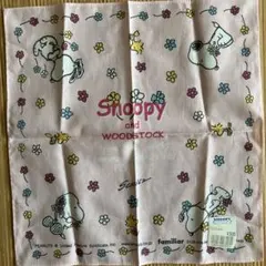 スヌーピーとウッドストック ハンカチ