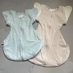 White Lapin ねくるみ スワドル S・Ｍ ２枚セット