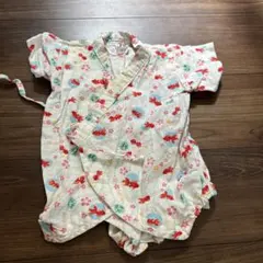 ロンパース　甚平　70cm　女の子　ベビー甚平　和柄　きんぎょ