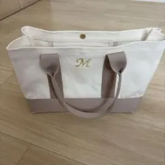 GLOBAL WORKキャンバスイニシャルトート Mのサムネイル