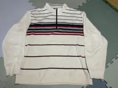 【断捨離中】Golden Bear ストライプデザイン ニット セーター 3L