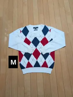 キャロウェイ メンズ ゴルフウェア アーガイルセーター ワームスポーツ M