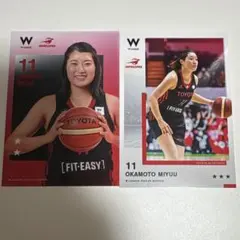 Wリーグ トレカ トヨタ自動車アンテロープス 岡本美優選手