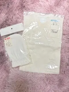 新品 Combi mini 短肌着 ベビーミトン セット 50-60