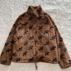 美品 アディダス モノグラム ファージャケット ブルゾン XL ブラウン