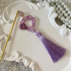 ฅ❤️ レジン 猫 ねこ かんざし 簪 パール 雫 チェーン 花びら 着物 髪 