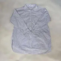 OPAQUE.CLIP ストライプ 長袖シャツ