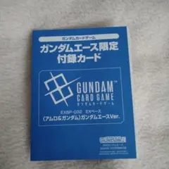 ガンダムカードゲーム ガンダムエース限定付録カード