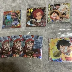 フ*ト様 ワンピース ウエハース 大海賊 ホログラムステッカー 6枚セット SG