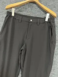 美品 ミズノアウトドア 暖パンツ 裏メッシュ ストレッチ ダークグレー Lサイズ